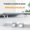 Invisible Portable Laptop Stand 1 Pair Mini Folding Notebook Leg Holder Adjustable Height Non-slip Bracket for Work Gaming Travel