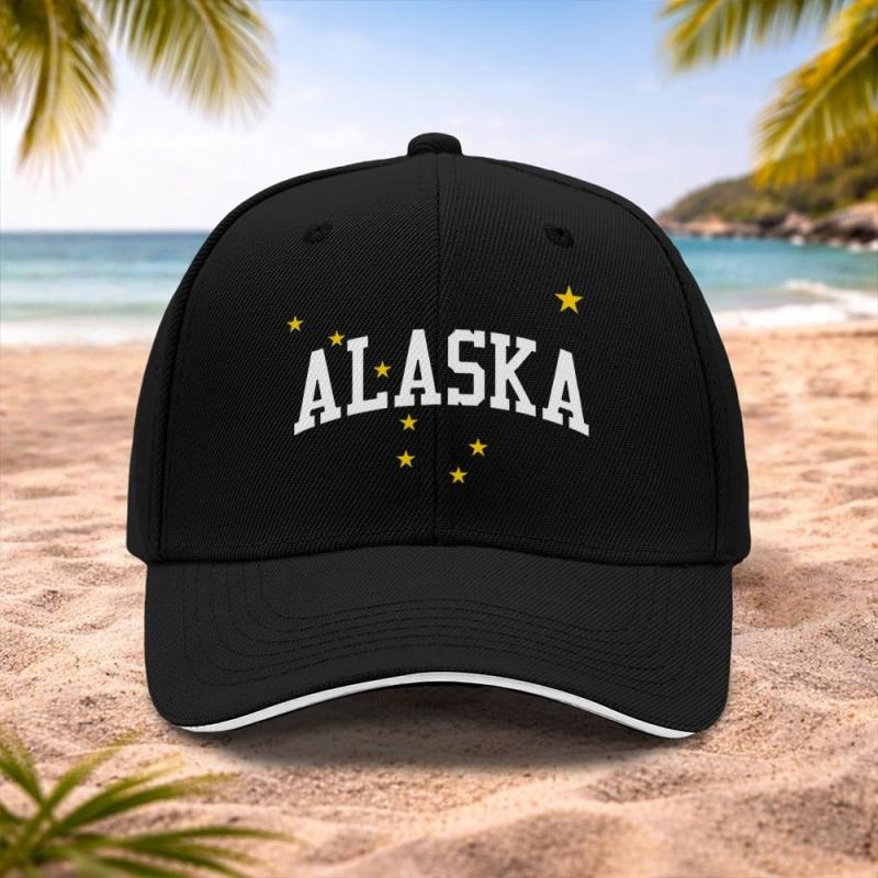 Alaska Unisex Adjustable Baseball Cap Lightweight Sporty Hat for Running Fitness Outdoor Sports Unisex Women