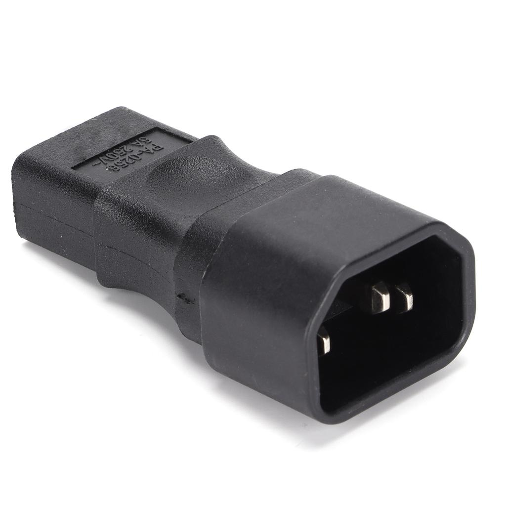 Power Adapter Male To IEC Female Durable Long Life Converter Plug for AC Output 6A 250V