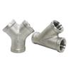 1/4" 3/8" 1/2" 3/4" 1" 1-1/4" 1-1/2" 2" BSP Резьба внутренняя Y-образный 3-ходовой Соединитель Муфта Разветвитель Трубопроводная арматура из нержавеющей стали 304
