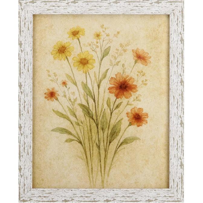 puthiac 5x7 Rustic Picture Frame, Farmhouse Distressed Wood Photo Frame, Shatterproof Acrylic Front, Wall & Tabletop, Vertical/Horizontal, Vintage