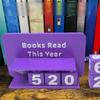 Books Read This Year Small Book Counter 3D Printed Library Decor Ornament Wear Resist Book Counter Sign Sign Up To 999 Books