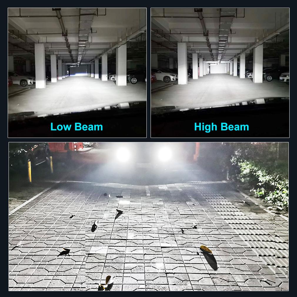 2Pcs ZES Led H1 H4 H7 LED H8 H11 H16 9005 HB3 9006 HB4 Car Headlight 50W 12000Lm H3 9004 9007 H13 High Low Beam Bulbs Automobile Lights Turbo Headlamp