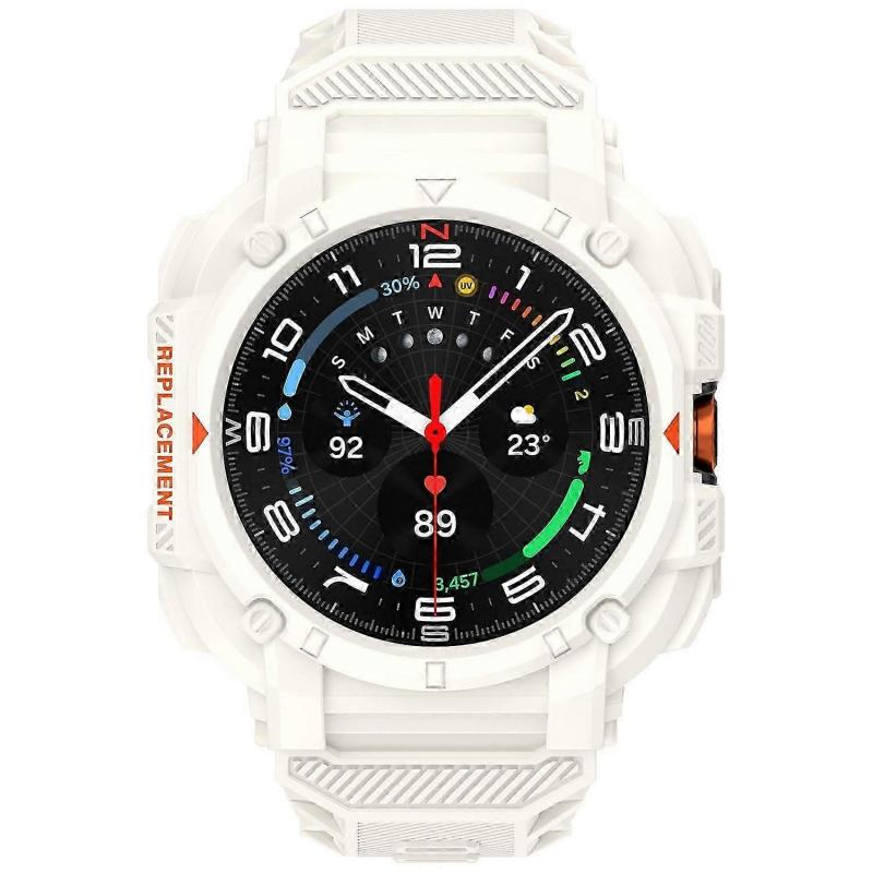 For Samsung Galaxy Watch Ultra 47mm Shockproof Armor TPU Watch Strap with Integrated Watch Case - XN