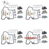 Carburetor repair kit needle valve gasket air screw for Yamaha YZF R6 600 1999-2002