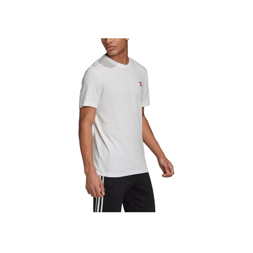 Adidas Спортивная футболка свободного кроя Originals Essential с короткими рукавами, мужские топы, белые GD2534