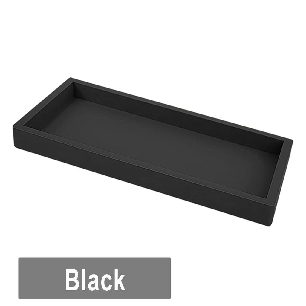 Черный дозатор для мыла с насосом, многоразовый дозатор для мыла для рук и посуды с силиконовым подносом для туалетных столиков или кухонной раковины