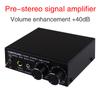LYNEPaUalO Pre-stereo Signal Amplifier Stereo Amplifier Volume Booster for Phone Tablet Computer