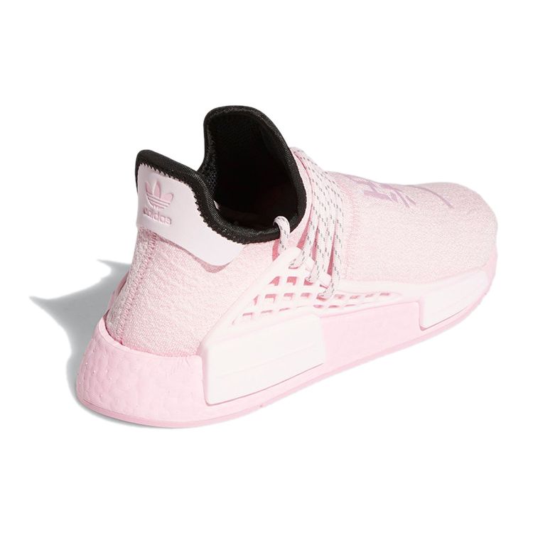 Pharrell x adidas NMD Human Race Розовые Унисекс Кроссовки Настоящий-Розовый Прозрачно-Розовый Основной-Черный GY0088