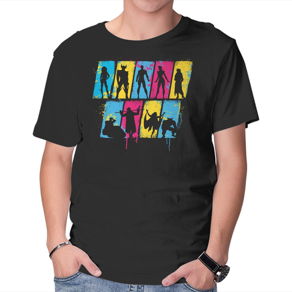 Unisex Crew Neck T-Shirt 92 Mutants Graphic Short Sleeve Casual Tee