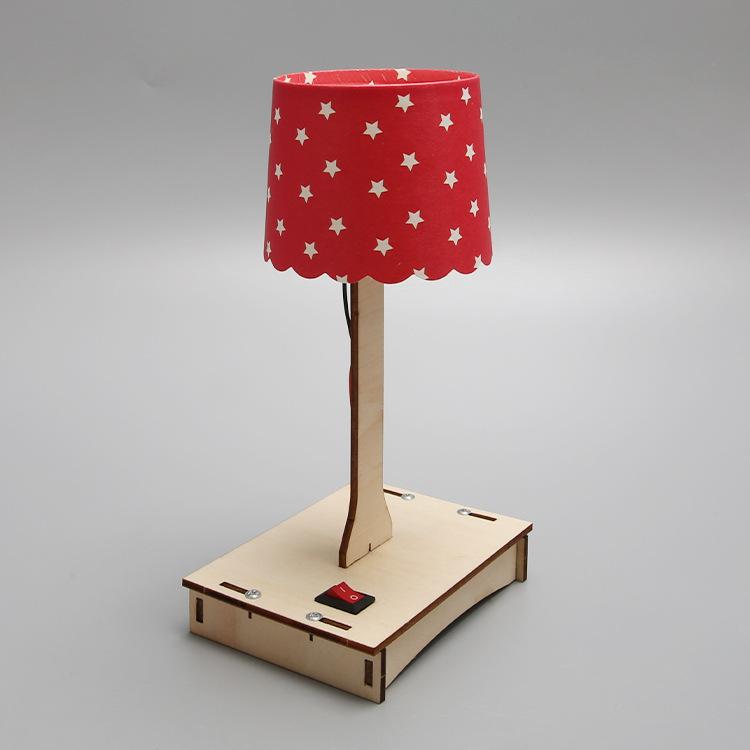 Science And Technology Small Production Diy Colorful Small Table Lamp Material Primary School Science Experiment Invention Hand Assembled Model Toys