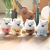 Cute Cute Puppy Pendant Plush Toy Doll Samo Puppy Bag Hanging Ornament Keychain Doll Doll