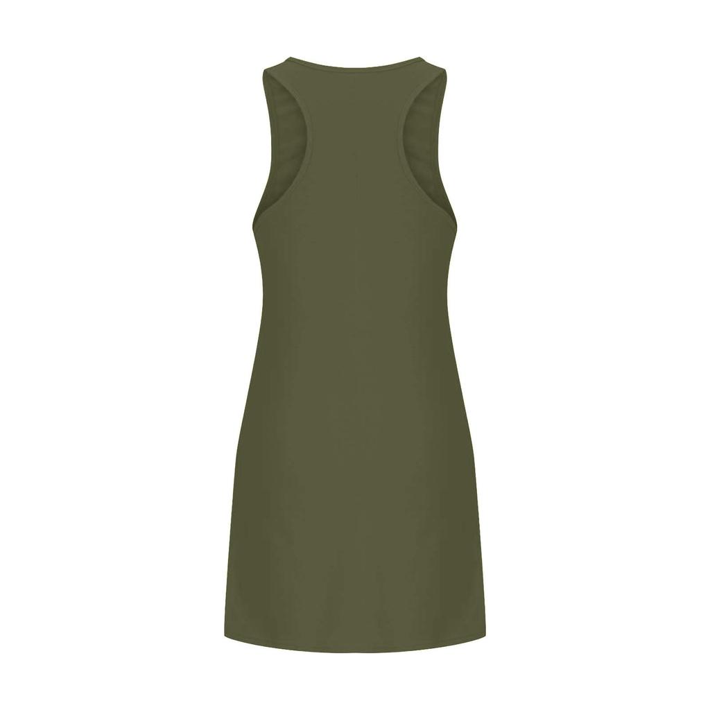 Женское модное однотонное платье трапециевидной формы без рукавов с круглым вырезом