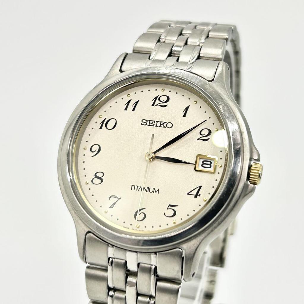 [USED] SEIKO TITANIUM 7N42-8A60 Quartz Watch