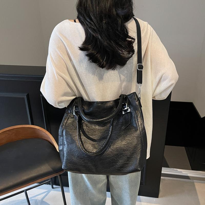 Женская сумка для поездок на работу в стиле ретро, большая вместительная сумка через плечо