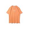 Li Ning Logo Letter Print Solid Color Short Sleeve T-Shirt Men Tops Orange AHSP607-2