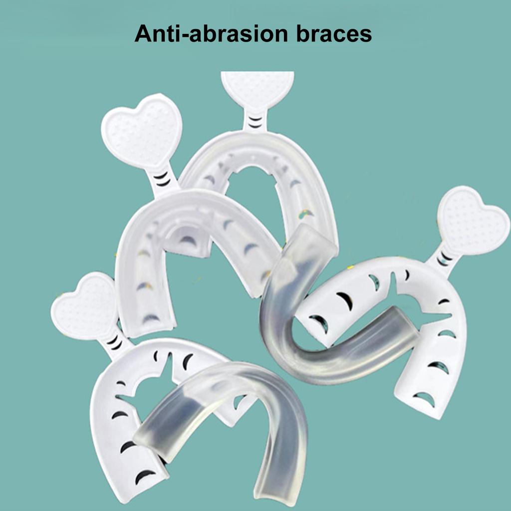 С лотком для рта, набор брекетов из термопластика EVA, ночные антишлифовальные брекеты
