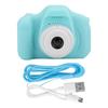 HD Cartoon Digital Video Camera Toy DIY Photos Video Recording for Children KidsGreen