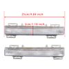 LH RH Pair Daytime Run Lamp Fog Light For Mercedes W166 ML/GL350/400/550 2012-2015
