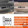 For Alfa Romeo 159 2005- Real Carbon Fiber Sticker Brera Spider Dashboard Gear Shift Panel Car ide Decorative Accessories
