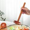 Японский стиль ложка для рамена длинная ручка деревянная ложка для еды лапши большая суповая ложка бытовая для сервировки супа корейская ложка