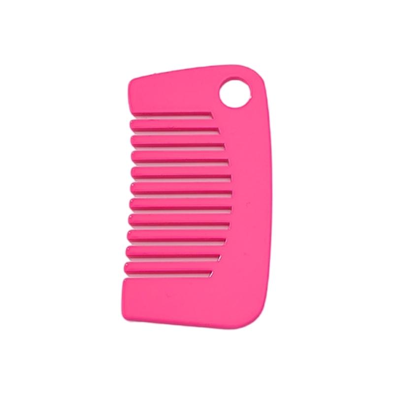 Модное мини-ожерелье-подвеска в виде расчески, портативная расческа для стильных женщин, инструмент для ухода за волосами, уникальные аксессуары