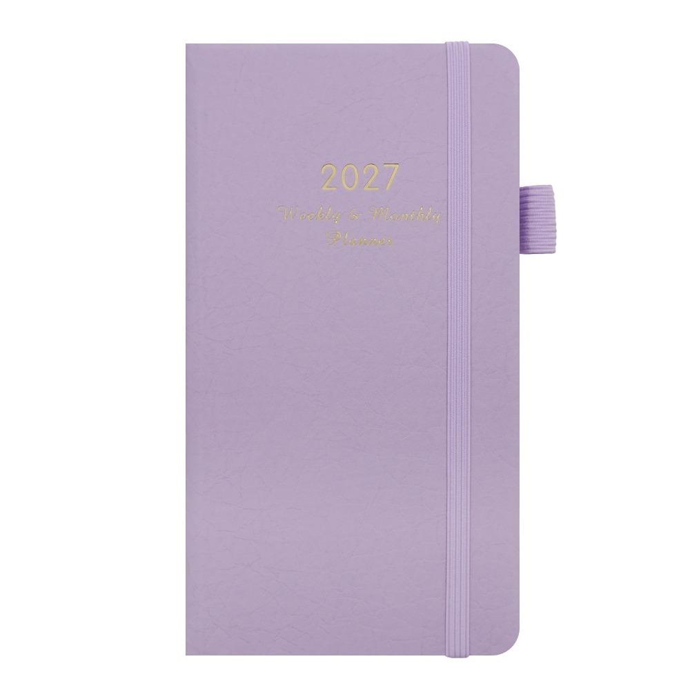 A6 2027 Schedule Planner Notepad Lightweight Office Work Planner To-do List Notebook Yearly Record