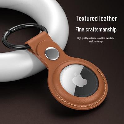 Защитный чехол из искусственной кожи ESCASE для AirTag с брелоком