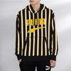 PUMA Sweatshirts Men's Black Yellow Multicolor Hooded Moderate Regular 596004-01