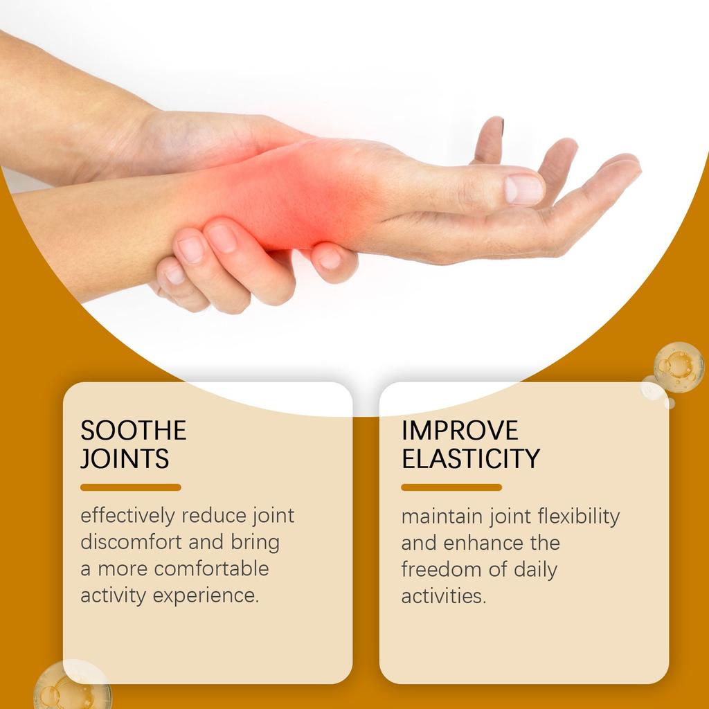 Крем для ухода за суставами, для облегчения дискомфорта в коленях, локтях и запястьях, местный массажный крем