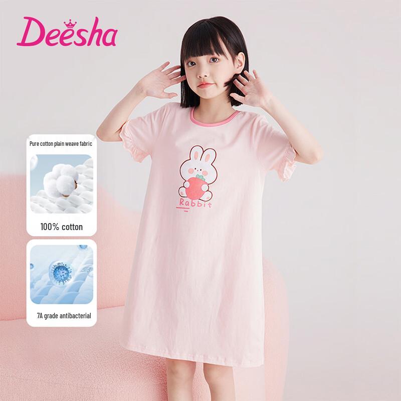Хлопковое летнее платье-пижама для девочек DEESHA
