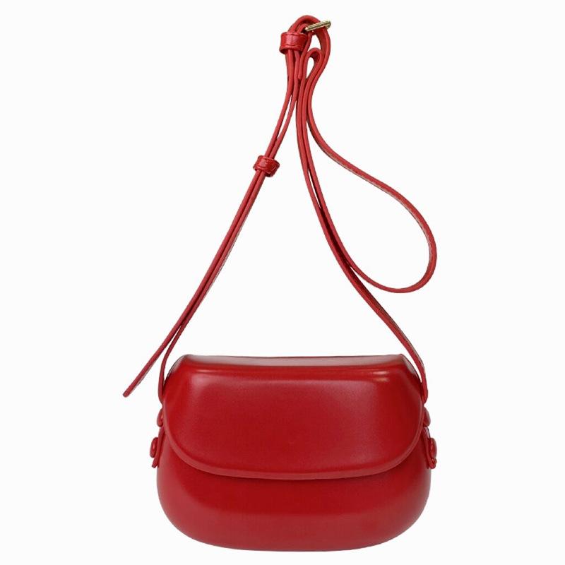 Новый дизайн Летняя Корейская Классика Ins Красная Сумка-седло Crossbody Маленького Размера Женская Универсальная Простая Сумка для Телефона