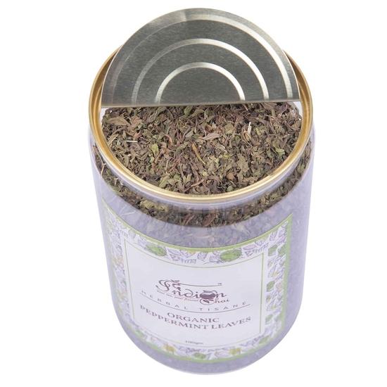 Индийский чай органический мятный чай рассыпной травяной чай в герметичной банке 100 грамм (Пакет из 1)