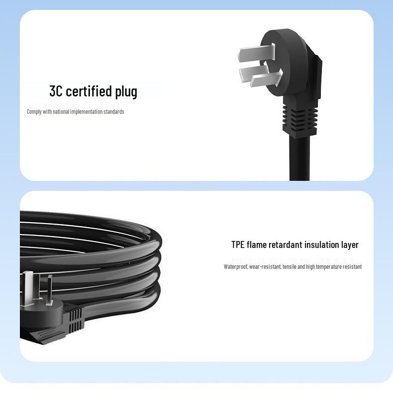 Портативное зарядное устройство для электромобилей 16А/32А - 3,5/7 кВт Пистолет для зарядки без заземления для автомобилей на новой энергии