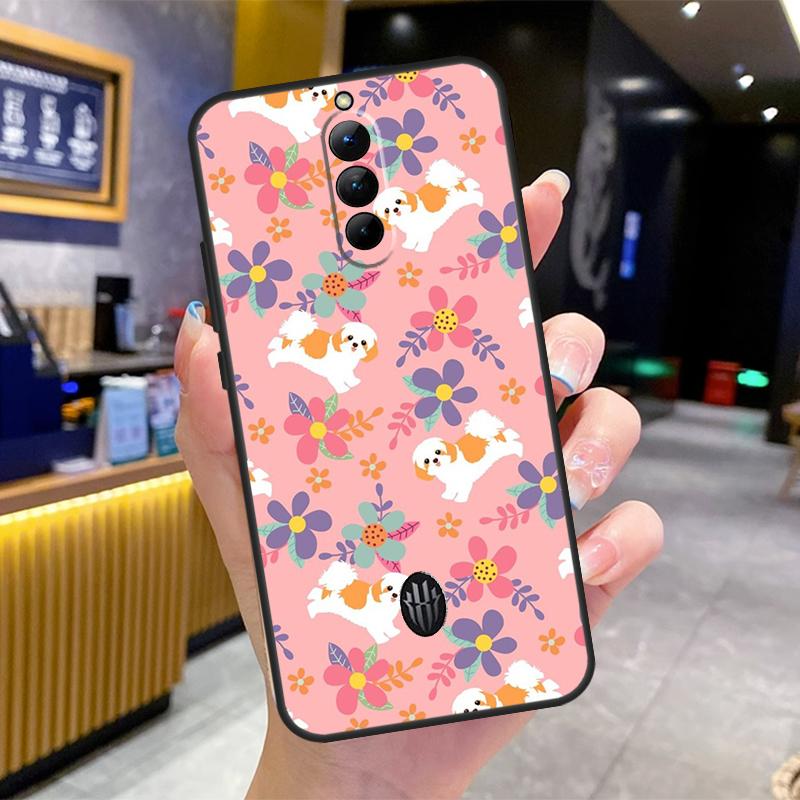 Мультяшный чехол для собаки Ши-тцу для Nubia Red Magic 10 9 8 Pro Plus 6 7 6S 7S Pro 5G 6R RedMagic 9S 8S Pro Plus