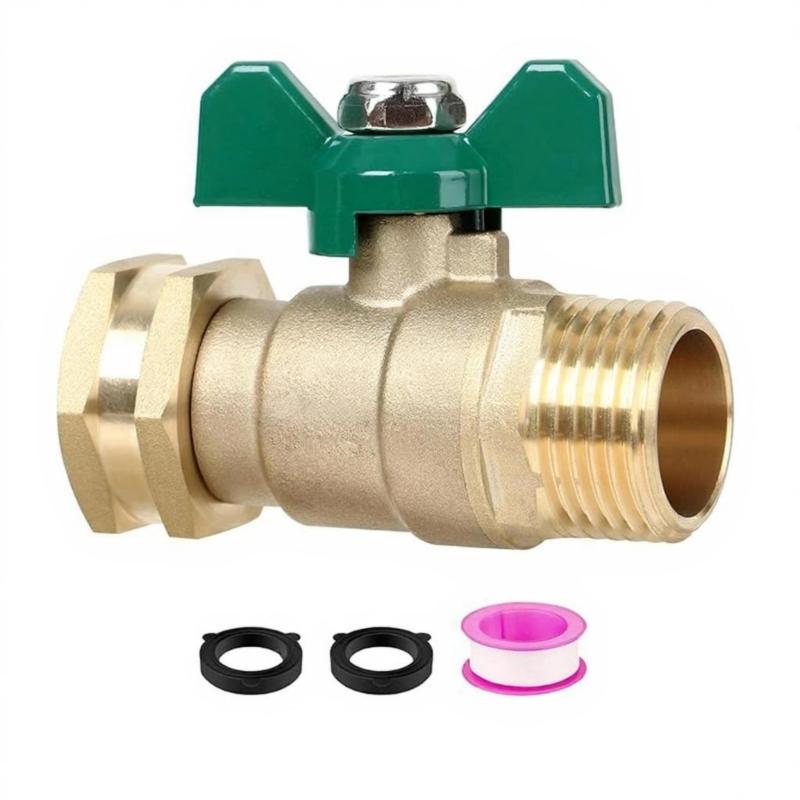 Heavy Type T Brasses Water Pipe Fitting Leakproof Easyly Installation For Gardening Tool And Equipment
