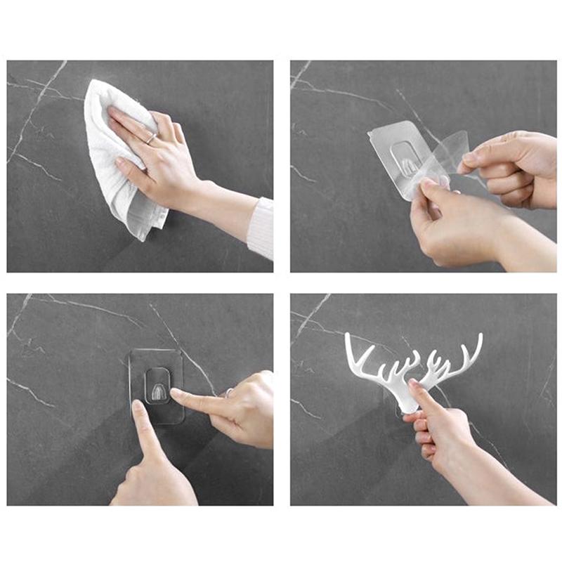 Оленьи рога в форме рога, крючок для хранения, настенная полка для одежды, шарф, брелок для ключей