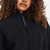 Under Armour Женская флисовая куртка Maxx Solid Color Full Zip из микрофлиса, черная 1379919-001