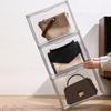Practical Clear Space-saving Visible Desktop Storage Boxes for Purse Clutch Handbag Book Storage Box