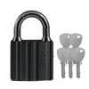 Tumecos Padlock Alloy Steel Lock Theft Door Cabinet Drawer Gate Lock Beam Gym Locker Padlock Cut Resistant Waterproof Rustproof Key Lock Outdoor Key