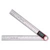 Angle Finder 360 Degrees Digital Display Durable Stainless Steel Portable Electronic Measuring Ruler for