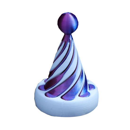 3D-печатная спиральная конусная игрушка, невозможная рождественская елка, сквозная скульптура, вихревая нить