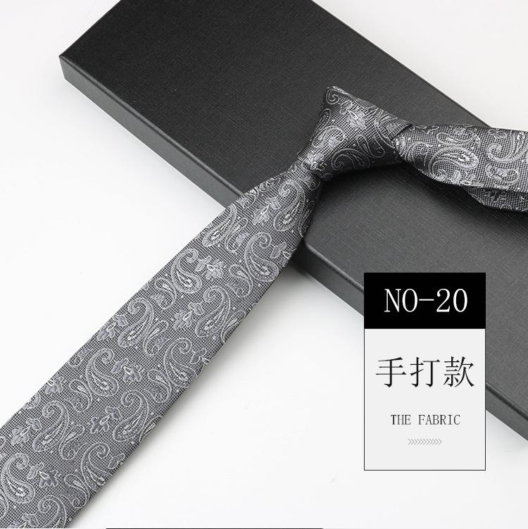 Галстук мужской жаккардовый с узором «кешью», высококлассный, в национальном стиле, ретро, узкий 7 см, ручной работы, деловой галстук для платья