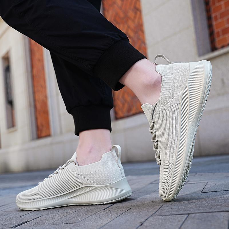 Модные мужские мягкие спортивные туфли, дышащие модные сетчатые кроссовки, удобные мужские высококачественные легкие кроссовки для активного отдыха, большой размер 48