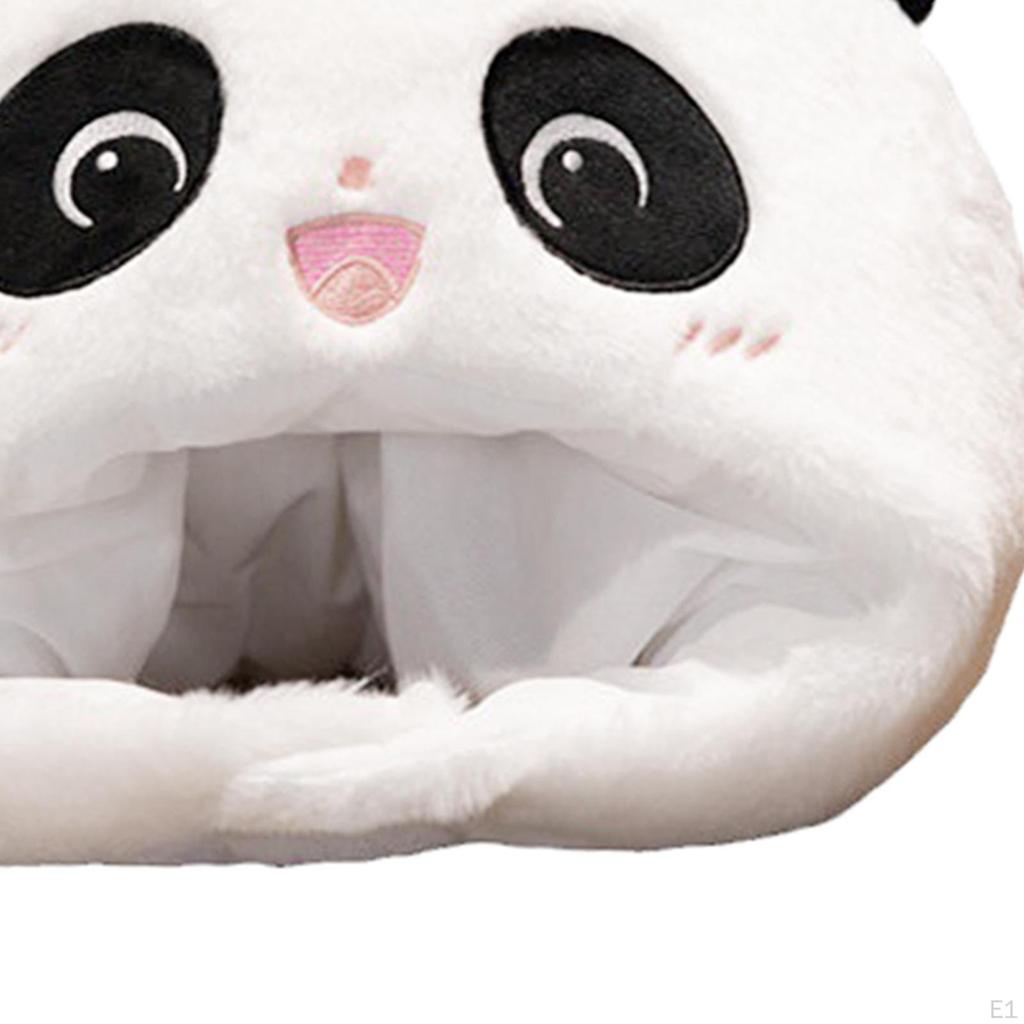 Плюшевая панда шляпа головной убор прекрасный косплей одежда фото реквизит головной убор головной убор для карнавала