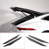 Soft Carbon fiber Rear tailgate side sticker For Jaguar F-TYPE 2013-