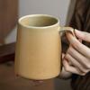 Reducing Flame Brewed Tea Rib Sesame Glaze Ceramic Office Coffee Cup Large Breakfast Cup Export