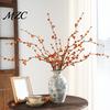 Silk Fall Floral Stems Long Artificial Bittersweet Branches, Berry for Vase, Faux Plants Fade Resistant Flowers Branches Thanksgiving Table