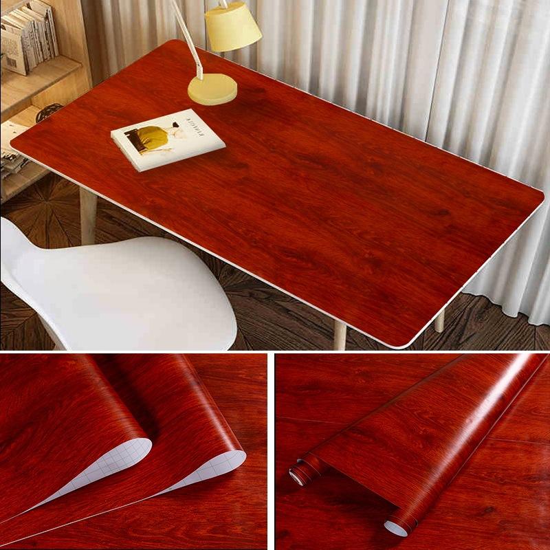 33 Choices Wood Grain Home Decor Films PVC Wood Pattern Waterproof Stickers Self-adhesive Doors Cabinet Modern Furnitures Wall Decoration