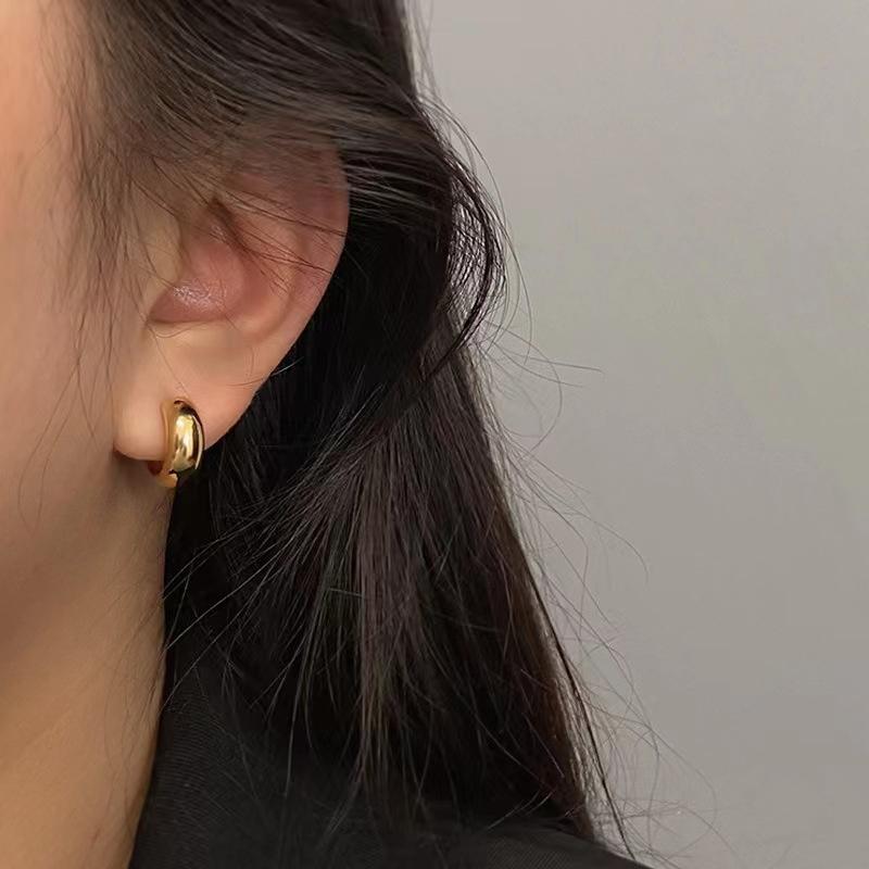 1 пара простых темпераментных клипс для ушей, винтажные милые серьги-клипсы для хряща без проколов для женщин и девочек, ювелирные изделия, аксессуары, подарки